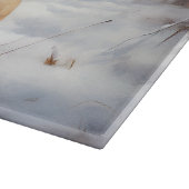 Staffordshire Bull Terrier laat het sneeuwKerstmis Snijplank (Hoek)