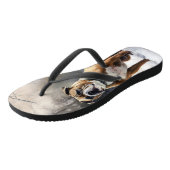 Staffordshire Bull Terrier laat het sneeuwKerstmis Teenslippers (Schuin)