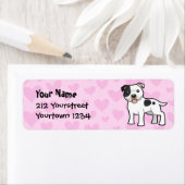Staffordshire Bull Terrier Love Etiket (Insitu)