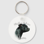 Staffordshire Bull Terrier Moeder 2 Sleutelhanger (Achterkant)