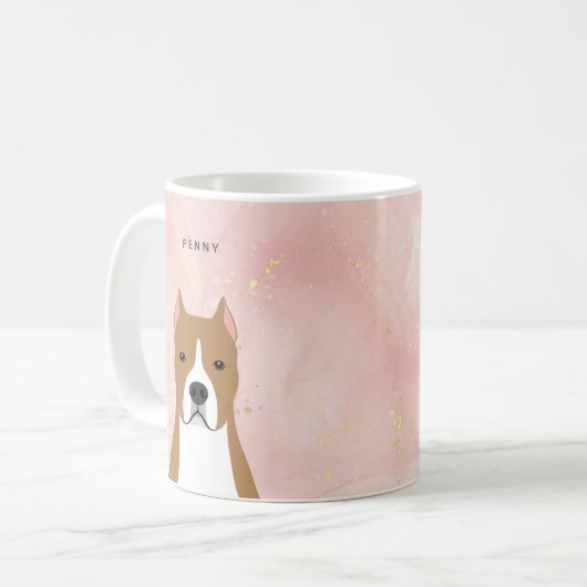 Staffordshire Bull Terrier Mokken (Voorkant links)