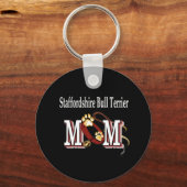 STAFFORDSHIRE BULL TERRIER MOM Sleutelhanger (Voorkant)