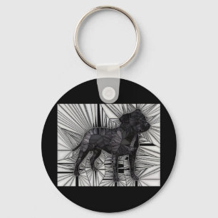 Staffordshire Bull Terrier Mosaic Sleutelhanger