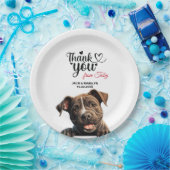 Staffordshire Bull Terrier Papieren Bordje (Feest)