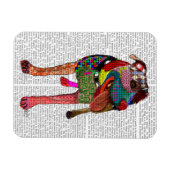 Staffordshire Bull Terrier - Patchwork Magneet (Horizontaal)