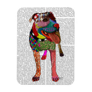 Staffordshire Bull Terrier - Patchwork Magneet
