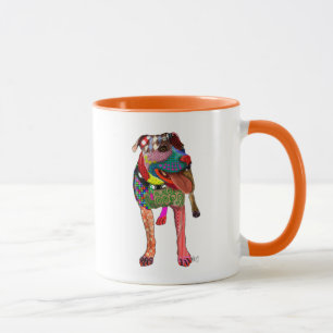 Staffordshire Bull Terrier - Patchwork Mok