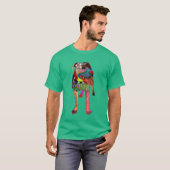 Staffordshire Bull Terrier - Patchwork T-shirt (Voorkant volledig)