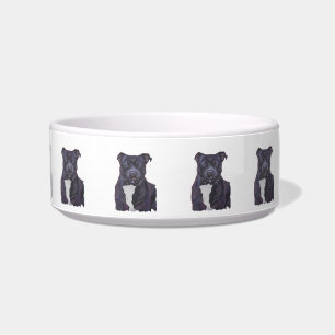 Staffordshire Bull Terrier Personalized Dog Dish Voerbakje