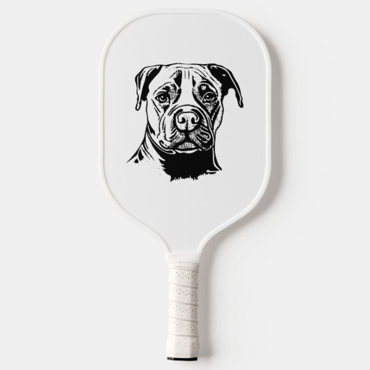 Staffordshire Bull Terrier Pickleball Paddle (Achterkant)