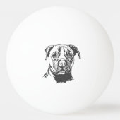 Staffordshire Bull Terrier Pingpongbal (Voorkant)