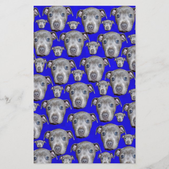 Staffordshire Bull Terrier Puppy Pattern (Voorkant)