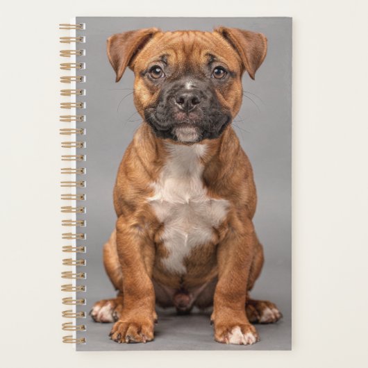 Staffordshire Bull Terrier Puppy Planner (Voorkant)