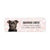 Staffordshire Bull Terrier Return Address Labels (Voorkant)