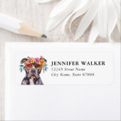Staffordshire Bull Terrier Return Address Labels (Insitu)