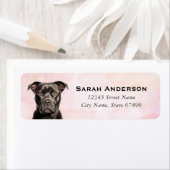 Staffordshire Bull Terrier Return Address Labels (Insitu)