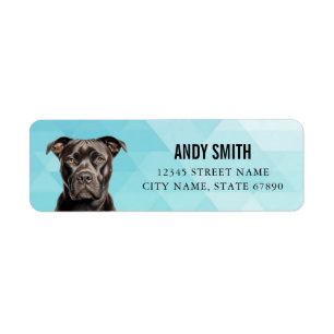 Staffordshire Bull Terrier Return Address Labels