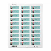 Staffordshire Bull Terrier Return Address Labels (Full Sheet)
