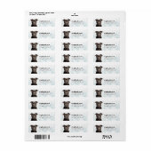 Staffordshire Bull Terrier Return Label (Full Sheet)