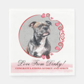 =Staffordshire Bull Terrier servet (Voorkant)