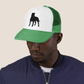 Staffordshire Bull Terrier Silhouette | Staffie Trucker Pet (In situ)