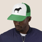 Staffordshire Bull Terrier Silhouette Trucker Pet (In situ)