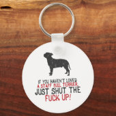 Staffordshire Bull Terrier Sleutelhanger (Voorkant)