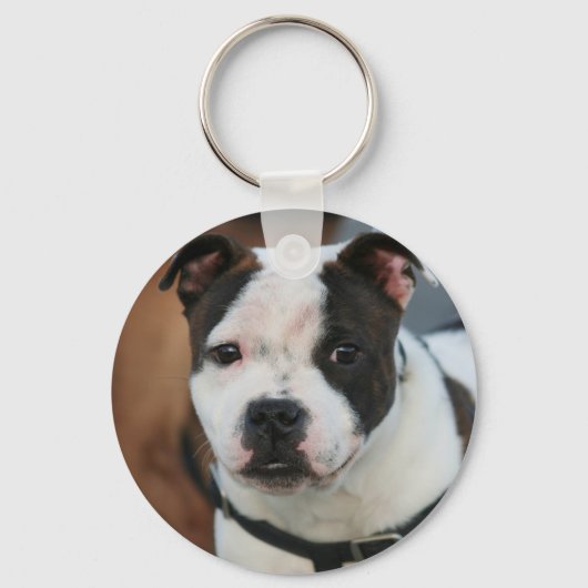 Staffordshire Bull Terrier sleutelhanger (Voorkant)
