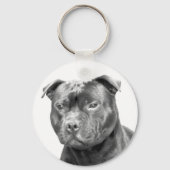 Staffordshire Bull Terrier Sleutelhanger (Voorkant)