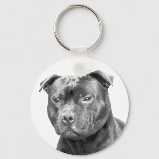 Staffordshire Bull Terrier Sleutelhanger (Voorkant)