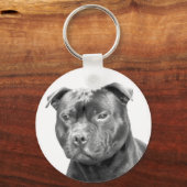 Staffordshire Bull Terrier Sleutelhanger (Voorkant)