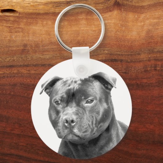 Staffordshire Bull Terrier Sleutelhanger (Voorkant)