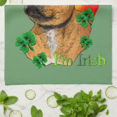 Staffordshire Bull Terrier St Patricks Theedoek (Gevouwen)
