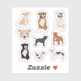 Staffordshire Bull Terrier Stickers