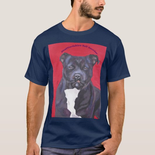 Staffordshire Bull Terrier t-shirt (Voorkant)
