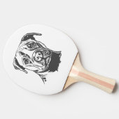 Staffordshire Bull Terrier Tafeltennisbatje (Zijkant)