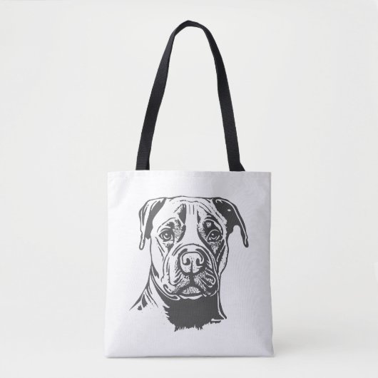 Staffordshire Bull Terrier Tote Bag (Voorkant)