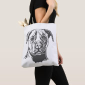 Staffordshire Bull Terrier Tote Bag (Dichtbij)
