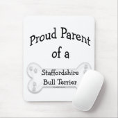 Staffordshire Bull Terrier Trotse Ouder Muismat (Met muis)