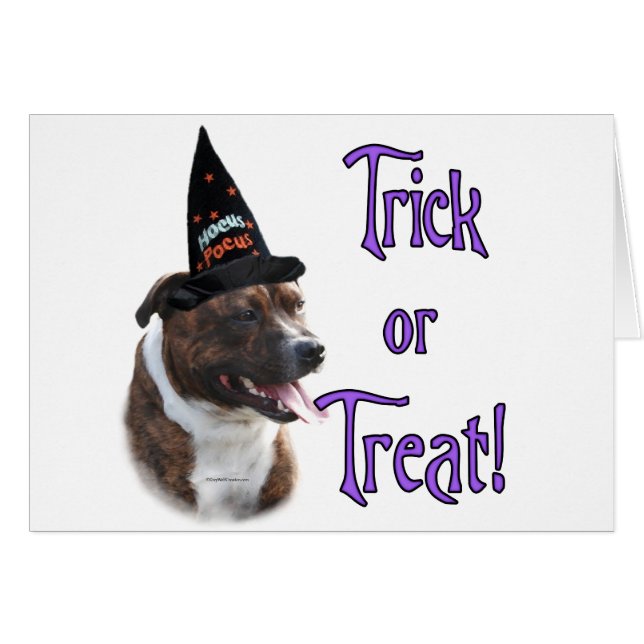 Staffordshire Bull Terrier truc (Voorkant Horizontaal)
