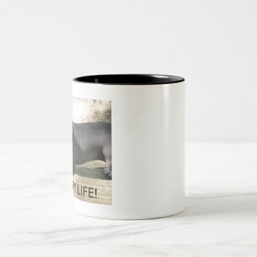 Staffordshire Bull Terrier Tweekleurige Koffiemok (Center)