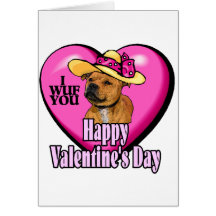 Staffordshire Bull Terrier Valentijnsdag