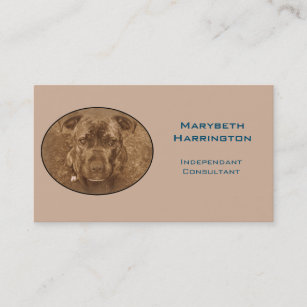 Staffordshire Bull Terrier Visitekaartje