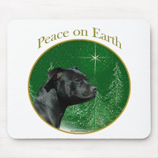 Staffordshire Bull Terrier Vrede Muismat (Voorkant)
