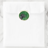 Staffordshire Bull Terrier Vrede Ronde Sticker (Tas)