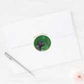 Staffordshire Bull Terrier Vrede Ronde Sticker (Envelop)