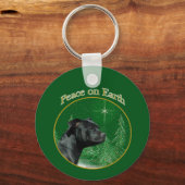 Staffordshire Bull Terrier Vrede Sleutelhanger (Voorkant)