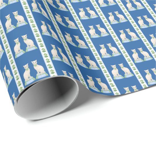 Staffordshire Cat Wrapping Paper Cadeaupapier (Rol Hoek)