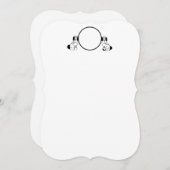 Staffordshire Chinoiserie Dog Note Cards Kaart (Voorkant / Achterkant)