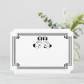 Staffordshire Dog Note Cards & Briefpapier Kaart (Staand voorkant)